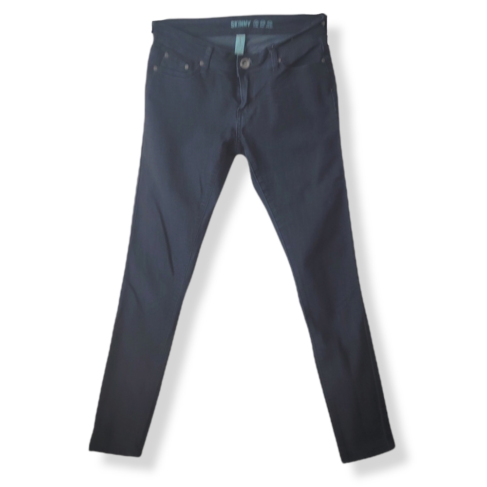 DENIM Co Dark Wash Low Rise Skinny Jeans